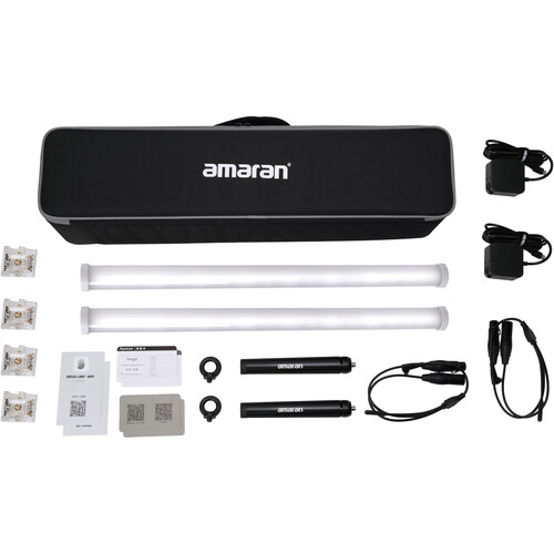 APUTURE AMARAN 2-FOOT PT2C RGB LED TUBE LIGHT COMPLETE (2-light kit). HD House lighting rentals